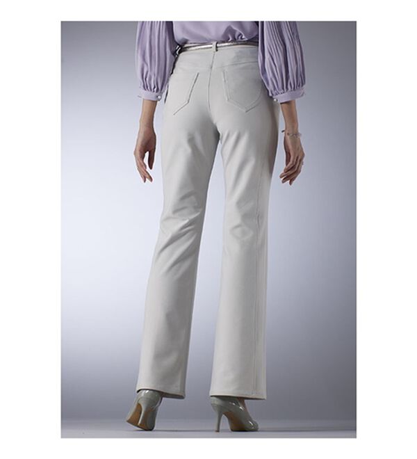 BELLUNA（ベルーナ）の「すっきり伸びる！ハイテンション美脚パンツ　ブーツカット（フルレングスパンツ）」｜詳細画像