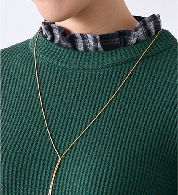 BELLUNA（ベルーナ）の「異素材重ね着風チュニック（チュニック）」｜詳細画像