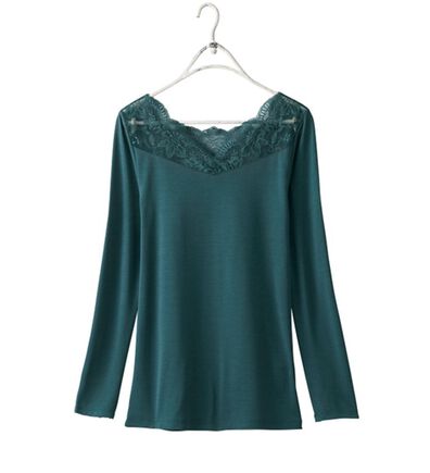 LAVIENNE（ラヴィエンヌ）の「【吸湿発熱】【抗菌防臭】２ＷＡＹレースインナー（肌着・インナーウェア）」