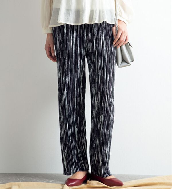 ルフラン（ルフラン）の「【３本組】「ゆる感×脚長」プリーツパンツ（ワイドパンツ・ガウチョ）」｜詳細画像