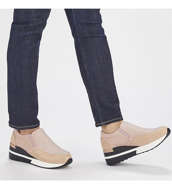 ルフラン（ルフラン）の「きれいめコーデにも合う４Ｅきらめきヒールアップスニーカー（スニーカー）」｜詳細画像