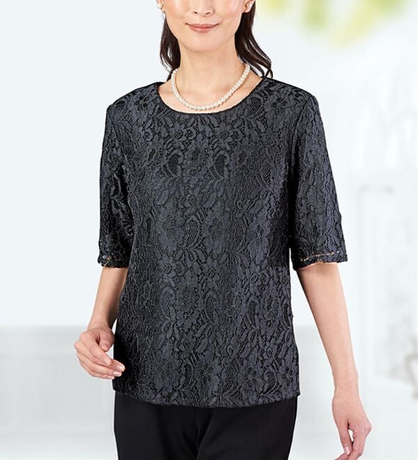 「【３点セット】洗えるストレッチフォーマル３点セット（ブラックフォーマル（喪服・礼服））」｜詳細画像