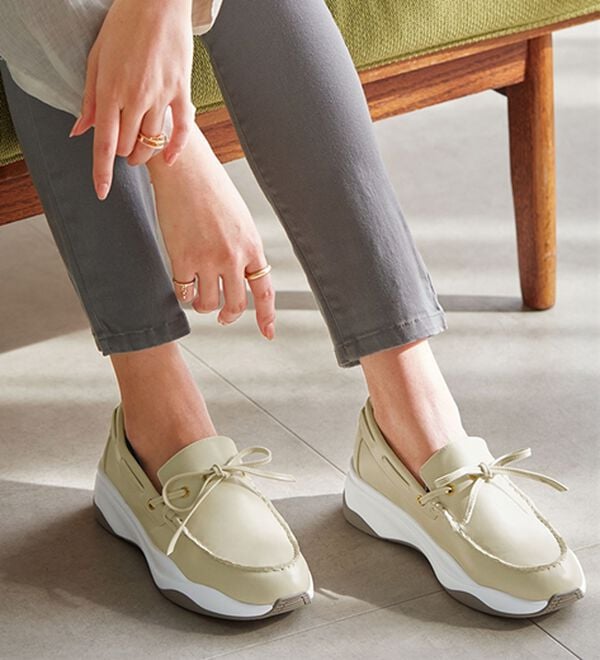 ルフラン（ルフラン）の「リボン付スニーカーローファー（ローファー）」｜詳細画像