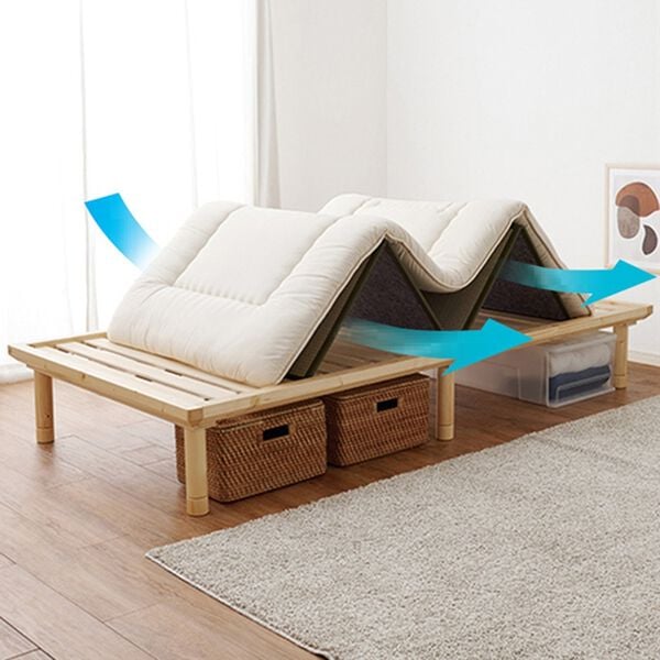「畳マット付き天然木ベッド（ベッド）」｜詳細画像