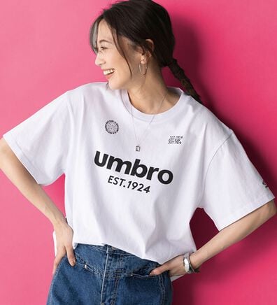 BELLUNA（ベルーナ）の「【ＵＭＢＲＯ】綿１００％サッカーロゴＴシャツ（カットソー）」