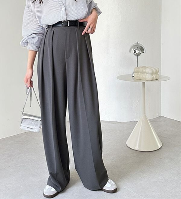 GeeRA（ジーラ）の「インタックスラックスワイドパンツ（フルレングスパンツ）」｜詳細画像