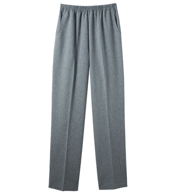 「日本製ＵＶカット肌さらパンツ（テーパードパンツ）」｜グレー