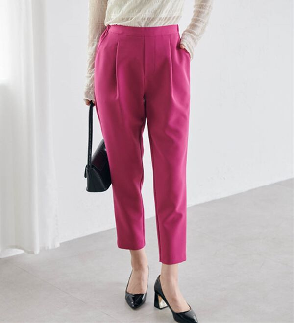 RANAN（ラナン）の「美脚シルエットクロップドパンツ（フルレングスパンツ）」｜詳細画像