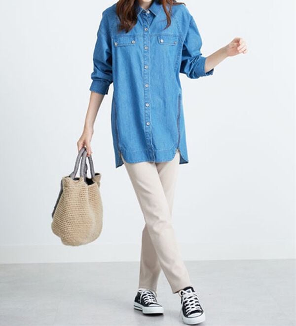 BELLUNA（ベルーナ）の「あったか！裏フリースストレッチパンツ（フルレングスパンツ）」｜詳細画像