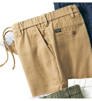 「大人のリラックスイージーパンツ（メンズイージーパンツ）」｜ベージュ