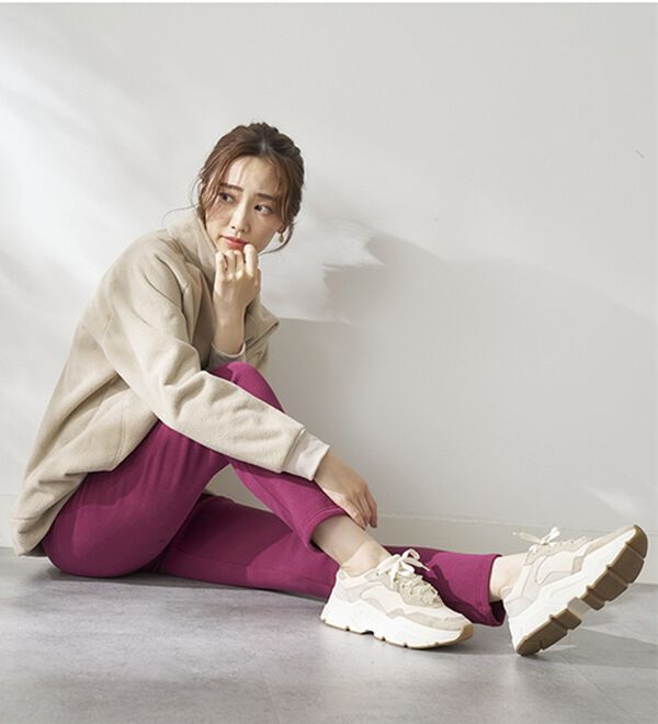 BELLUNA（ベルーナ）の「まるではく毛布！静電防止付裏ファーレギンス（スパッツ・レギンス）」｜詳細画像