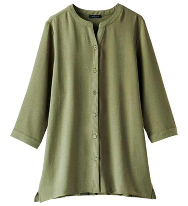 BELLUNA（ベルーナ）の「【新色追加】機能付！バックプリーツチュニック（チュニック）」｜詳細画像