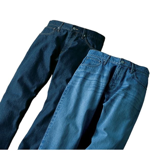 「日本製本格派の綿１００％カイハラデニムパンツ（メンズデニムパンツ）」｜詳細画像