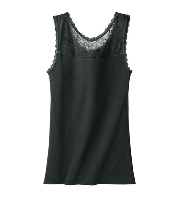 「【３色組】レースがお洒落な２ＷＡＹタンク（肌着・インナーウェア）」｜詳細画像