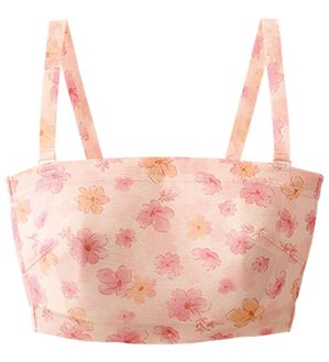 LAVIENNE（ラヴィエンヌ）の「涼感メッシュのさらぴたチューブブラ（ブラジャー）」｜ピンク