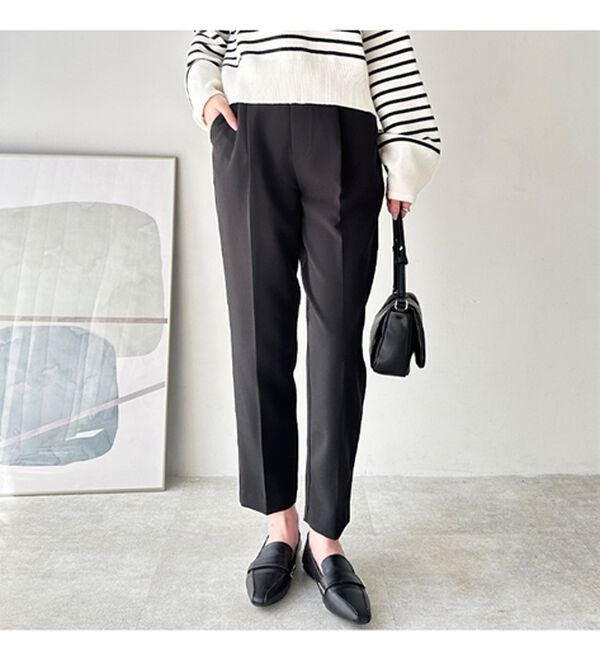 GeeRA（ジーラ）の「美脚きれい魅せ！テーパードパンツ（フルレングスパンツ）」｜詳細画像