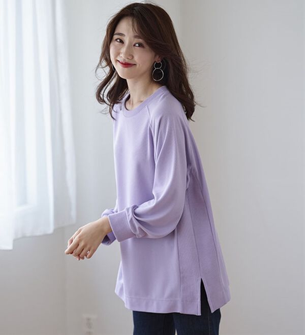 BELLUNA（ベルーナ）の「サイド切替ゆったりチュニック（チュニック）」｜詳細画像