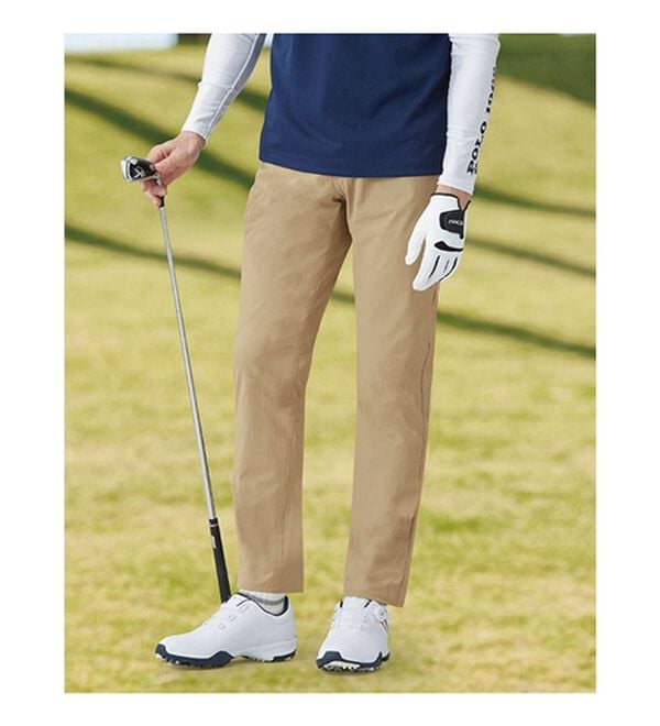「【２本組】＜ポロ・ビーシーエス＞ウエスト楽々ゴルフパンツ（メンズフルレングスパンツ）」｜詳細画像