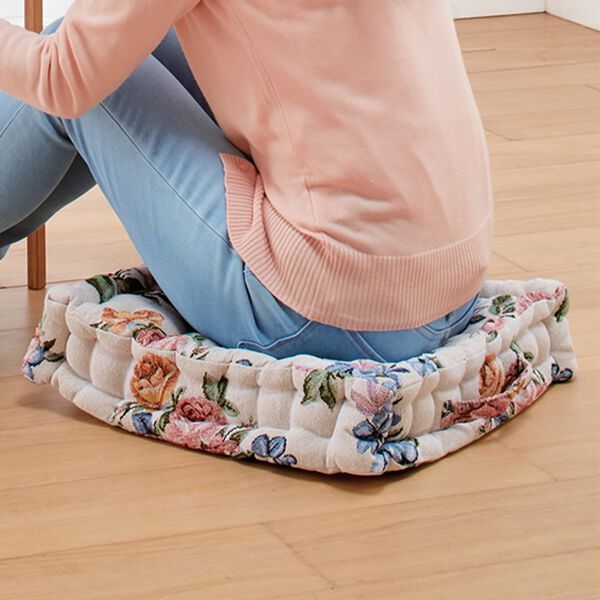 「高級ゴブラン織　厚みたっぷりクッキークッション（チェアカバー・チェアパッド）」｜詳細画像