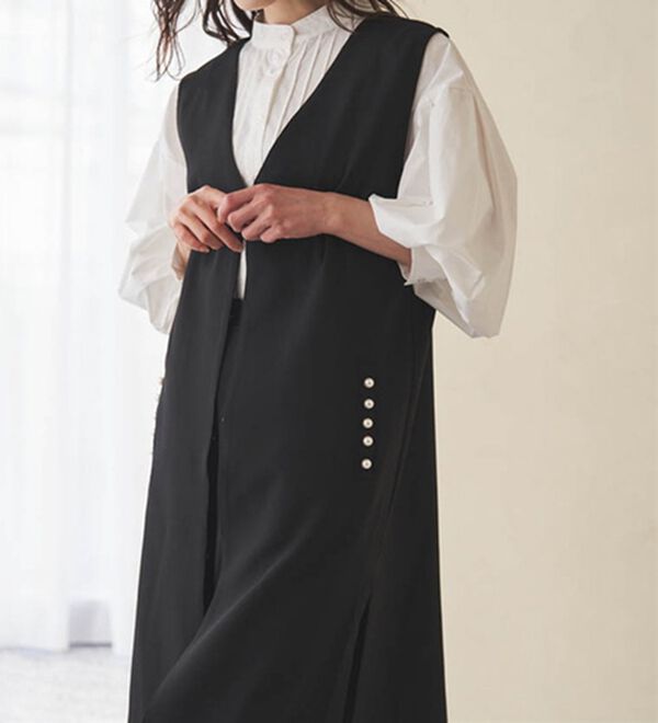 RANAN（ラナン）の「タック使いボリューム袖ブラウス（ブラウス）」｜詳細画像