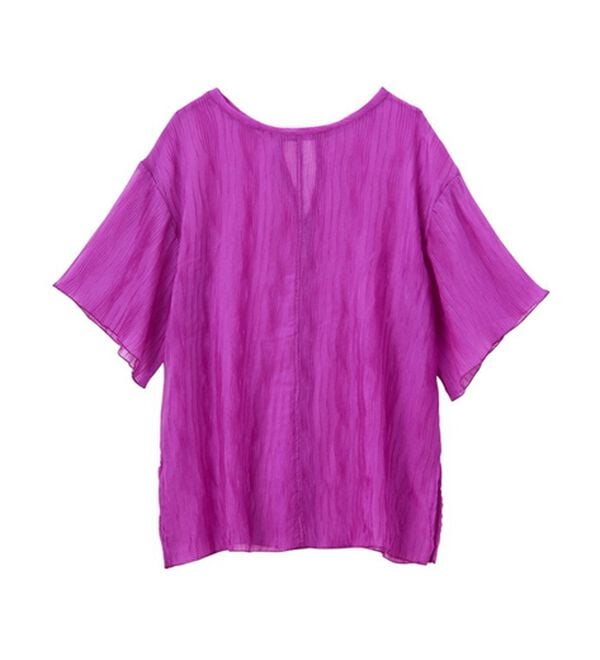 GeeRA（ジーラ）の「前後２ＷＡＹシアーＴシャツブラウス（ブラウス）」｜詳細画像