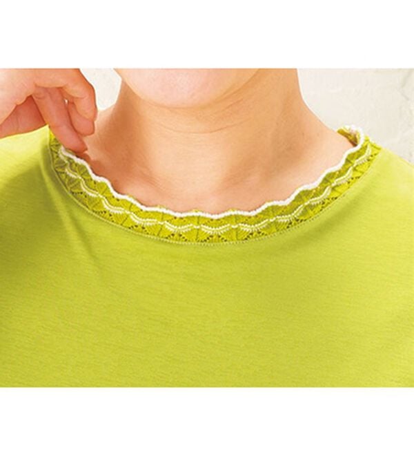 ルフラン（ルフラン）の「かぎ針編使い上品プルオーバー（カットソー）」｜詳細画像