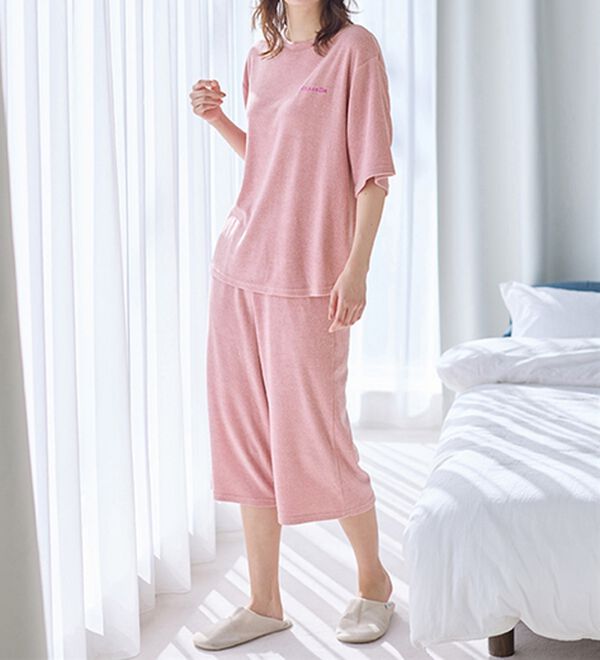 LAVIENNE（ラヴィエンヌ）の「【着るタオル】サラッと気持ちいい！パイルパジャマ（パジャマ・ルームウェア）」｜詳細画像