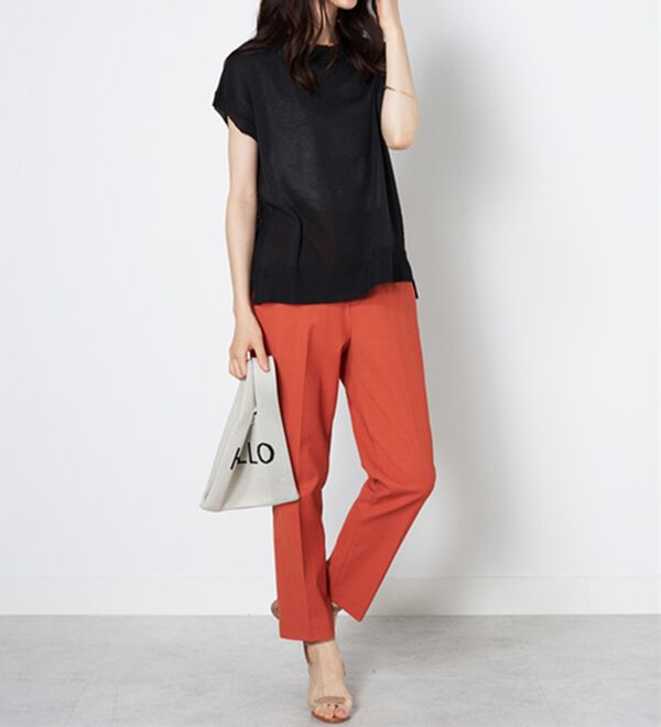 BELLUNA（ベルーナ）の「フラッシュヤーン素材サマーニット（ニット・セーター）」｜詳細画像