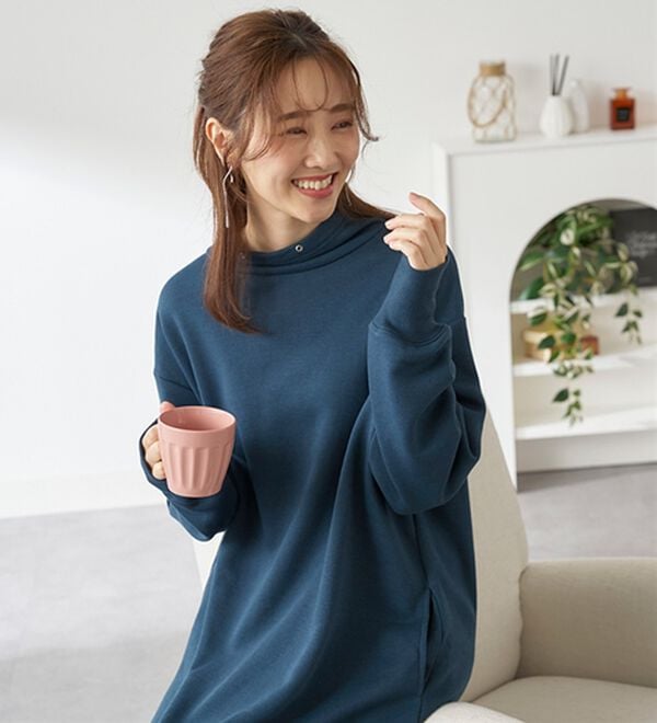 BELLUNA（ベルーナ）の「あったかキレイ！大人のこだわりワンピース（カットソーワンピース）」｜詳細画像
