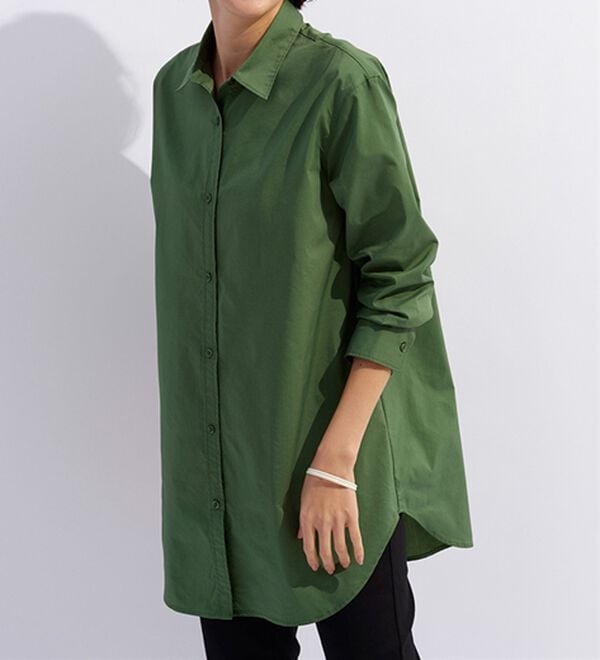 BELLUNA（ベルーナ）の「＜ＳＯＬＯＴＥＸ（Ｒ）＞ストレッチビッグシャツ（シャツ）」｜詳細画像