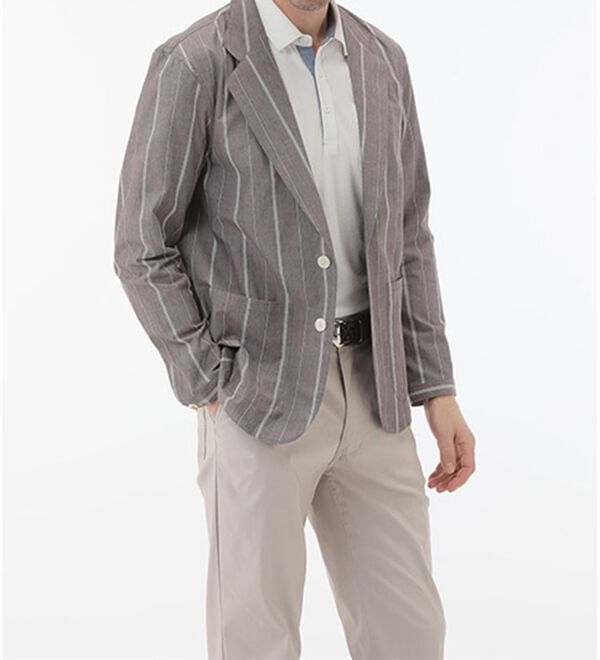 「＜パトリチオ　フランチェスカ＞ラクしてきちんと涼感サッカーポロシャツ（メンズポロシャツ）」｜詳細画像