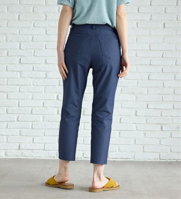 BELLUNA（ベルーナ）の「 【接触冷感】【選べる2丈】サラリ裏メッシュ美脚アンクルパンツ（フルレングスパンツ）」｜詳細画像