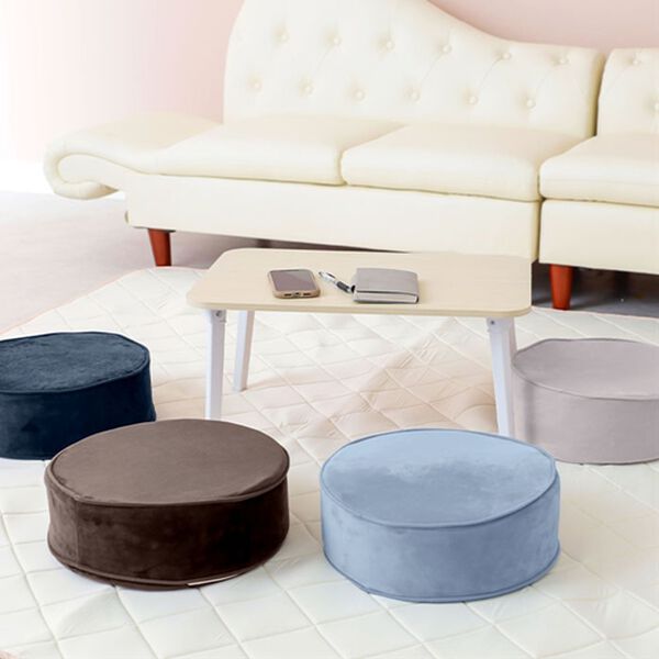 iellio（イエリオ）の「便利な極厚フロアクッション＜マルチクッション・座布団クッション・シートクッション・床座り用クッション・スツール・北欧風＞（クッション・クッションカバー）」｜詳細画像