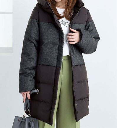 BELLUNA（ベルーナ）の「切替デザインロング丈ダウンコート（ダウンコート・ジャケット・ベスト）」