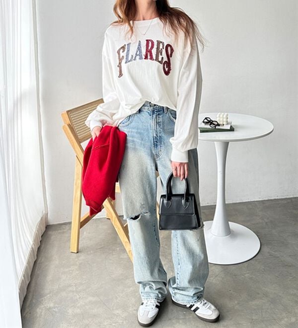 GeeRA（ジーラ）の「カラフルパッチロゴロンＴ（カットソー）」｜詳細画像