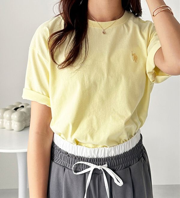 GeeRA（ジーラ）の「【Ｕ．Ｓ．　ＰＯＬＯ　ＡＳＳＮ．】カラーTシャツ（Tシャツ）」｜詳細画像