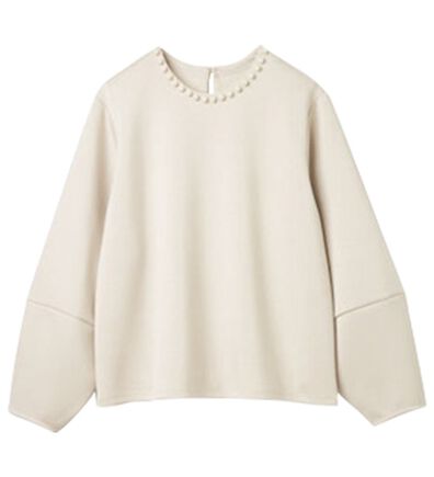 RANAN（ラナン）の「＜ＨＳ＞パール調ネックデザインプルオーバー（カットソー）」