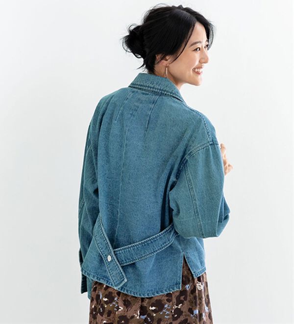 BELLUNA（ベルーナ）の「アウターが着たくなったら　デザインデニムジャケット（その他ジャケット）」｜詳細画像
