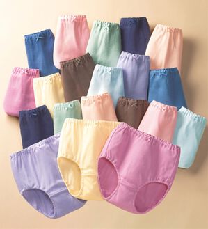 LAVIENNE（ラヴィエンヌ）の「【２０枚組】綿１００％毎日活躍！深ばきショーツ（ショーツ）」｜20枚組