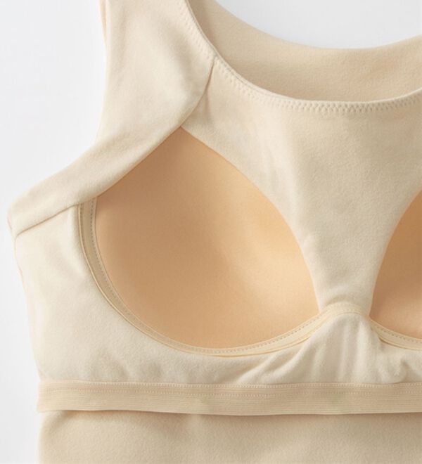 「【３色組】ぬくぬく！なめらかカップ付インナー（ブラトップ・カップ付きインナー）」｜詳細画像