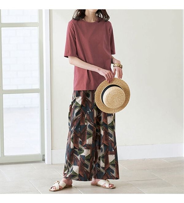 BELLUNA（ベルーナ）の「綿１００％抗菌防臭汗ジミ対策プルオーバー（カットソー）」｜詳細画像