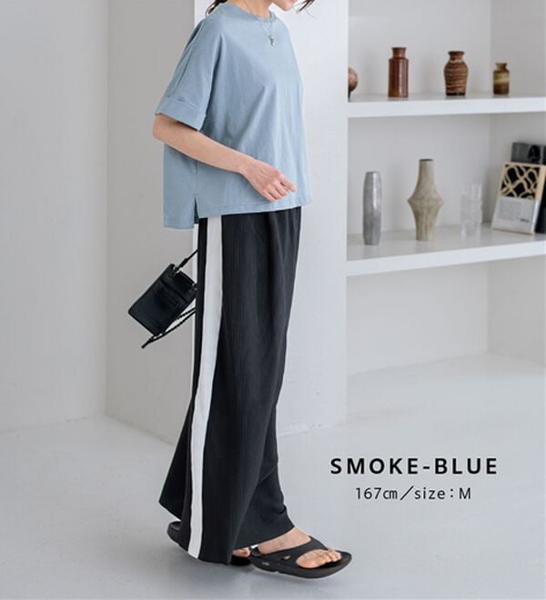 BELLUNA（ベルーナ）の「ヒンヤリ実感！大人顔サマ見えゆったりＴシャツ（Tシャツ）」｜詳細画像