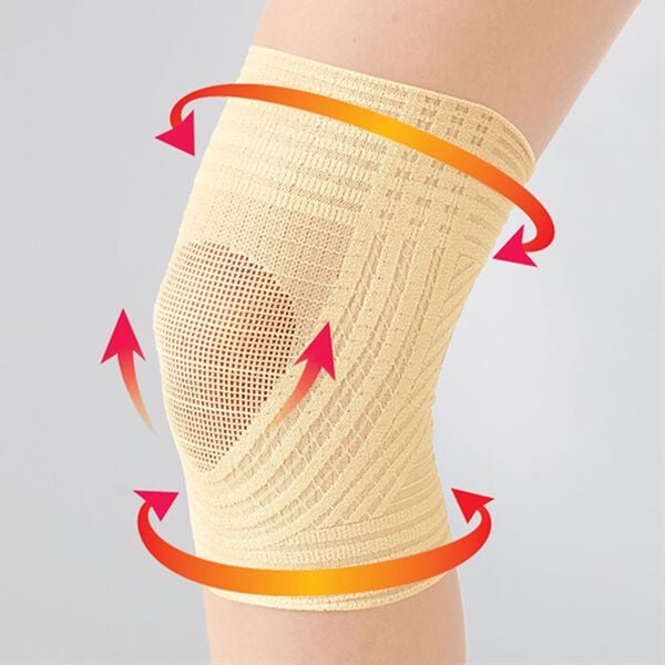 「薄くてムレにくい膝サポーター２枚組（その他下着・インナーウェア）」｜詳細画像