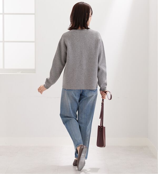 BELLUNA（ベルーナ）の「金ボタン使いニットカーディガン（ニットカーディガン）」｜詳細画像