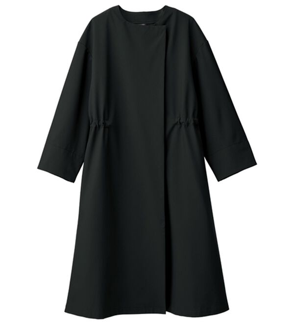 RANAN（ラナン）の「２つの機能付！ロング丈ノーカラーコート（ロングコート）」｜詳細画像