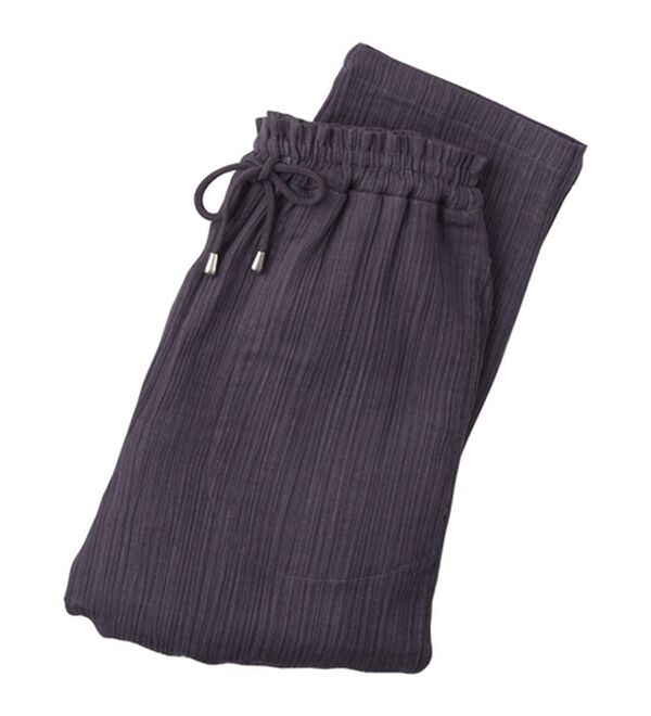 BELLUNA（ベルーナ）の「はき心地抜群！楊柳ダブルガーゼパンツ（その他パンツ）」｜詳細画像