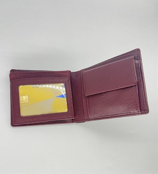 「＜ヒロココシノ・オム・ベーシック＞ソフトレザー折財布（メンズ財布・パスケース）」｜詳細画像