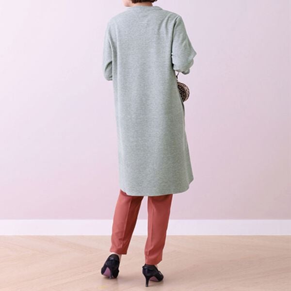 BELLUNA（ベルーナ）の「ボーダージャカードチュニックワンピース（チュニックワンピース）」｜詳細画像