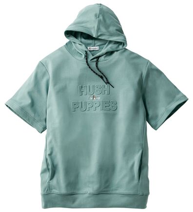「＜ハッシュパピー＞ロゴパーカーＴシャツ（メンズパーカー）」
