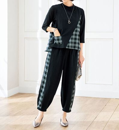 ルフラン（ルフラン）の「さらり涼やか大人のセットアップ＜オリアス＞（セットアップ）」